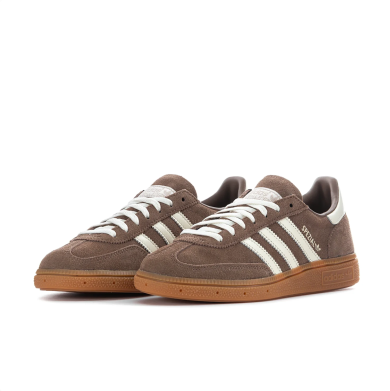 adidas Spezial Brown & Cream Sneakers with Gum Sole