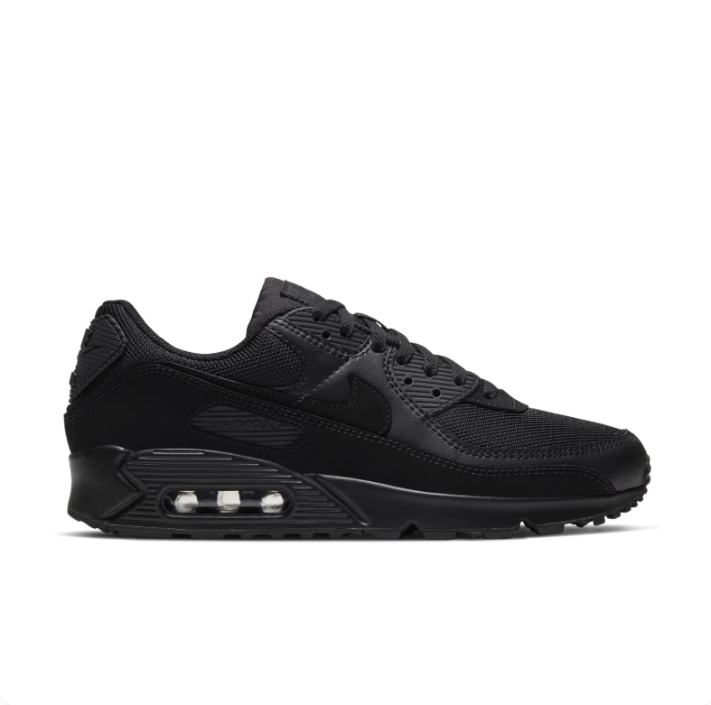 Nike Air Max All-Black Low-Top Sneakers
