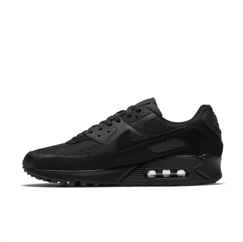 Nike Air Max All-Black Low-Top Sneakers