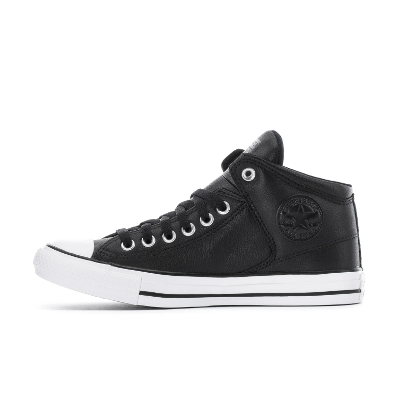 Converse All Star Black & White Mid-Top Sneakers