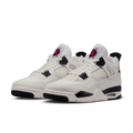 Jordan White & Black Sneakers with Red Accents