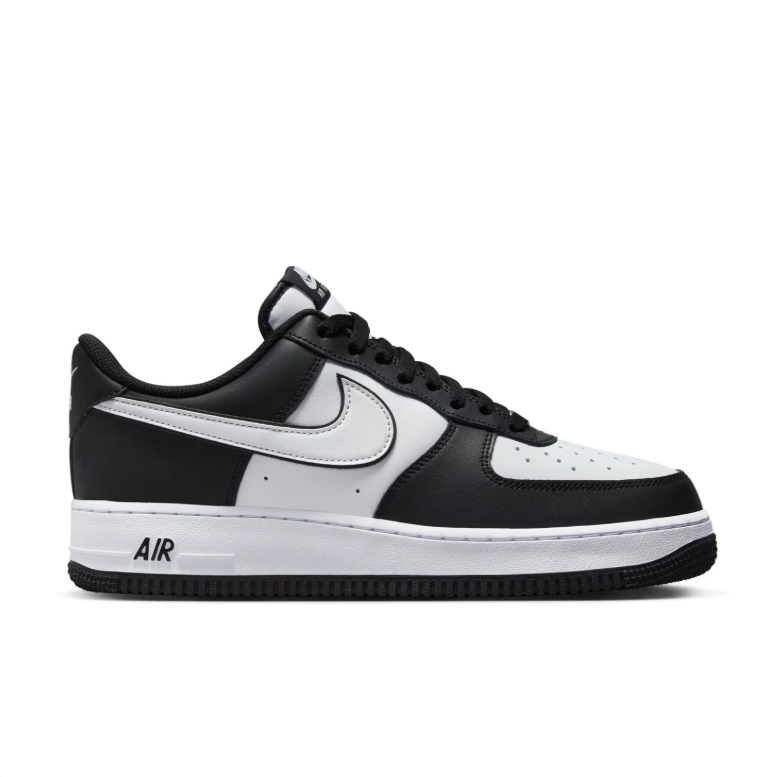 Nike Air Force 1 Black & White Low-Top Sneakers