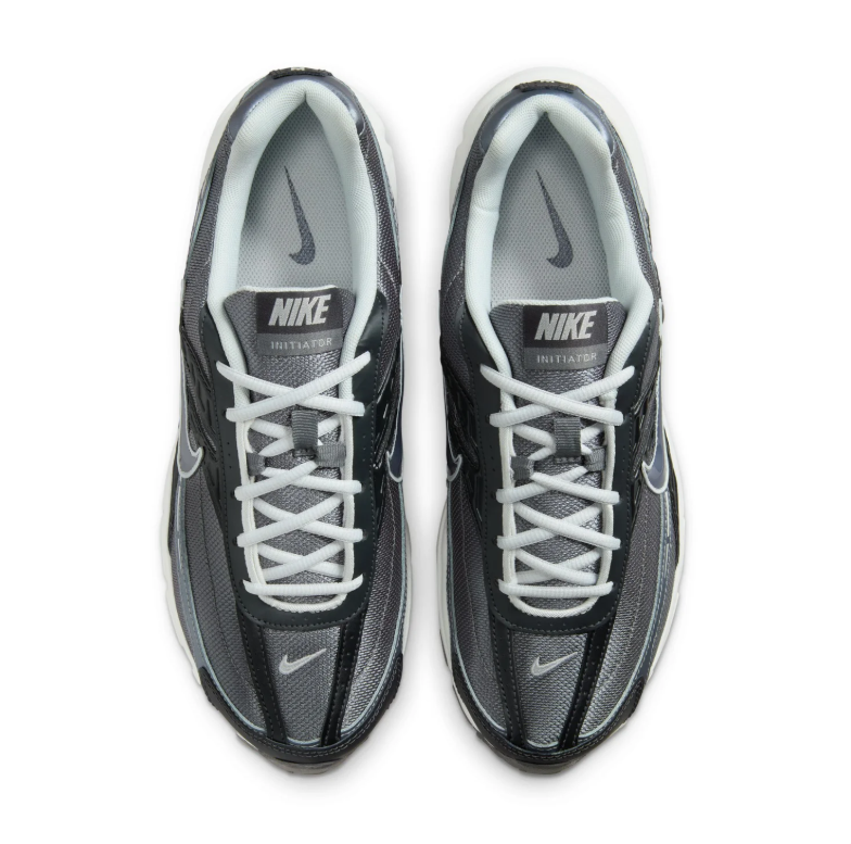 Nike Initiator Dark Gray & Black Mesh Sneakers