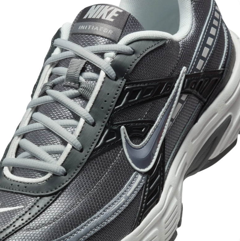 Nike Initiator Dark Gray & Black Mesh Sneakers