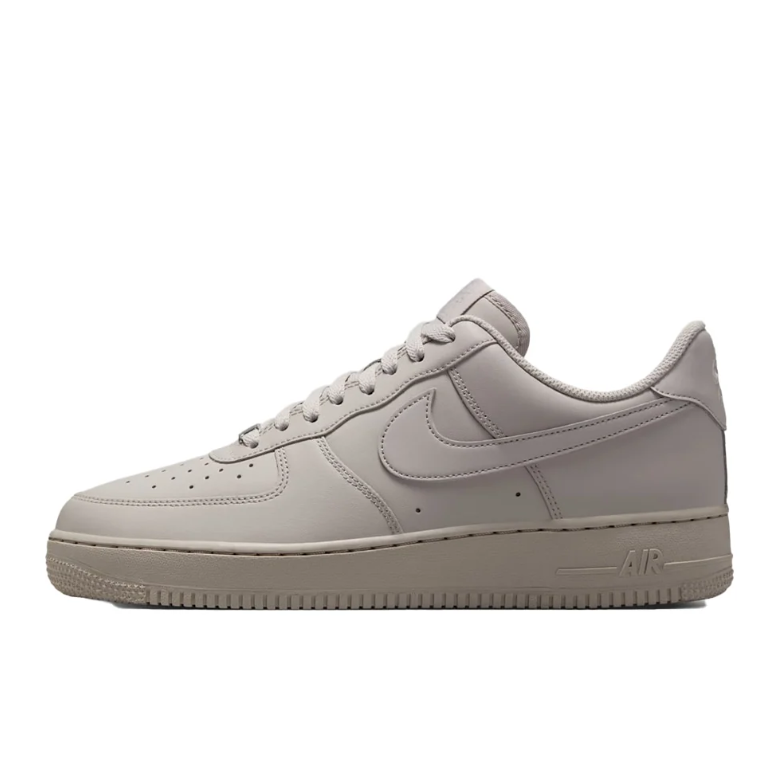 Nike Air Force 1 Tonal Light Gray Low-Top Sneakers
