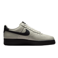 Nike Air Force 1 Light Gray & Black Low-Top Sneakers