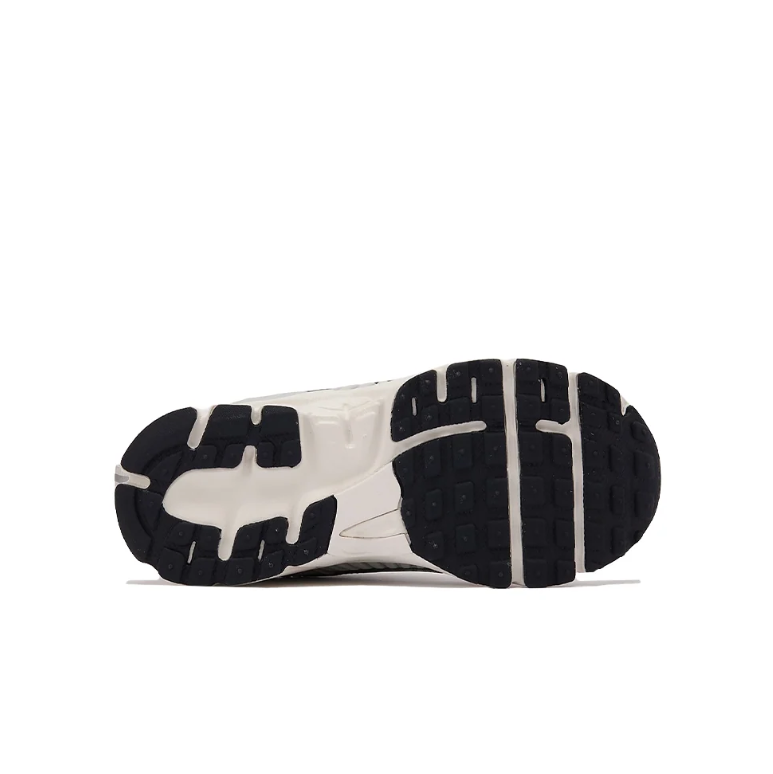 Nike White & Metallic Silver Low-Top Sneakers