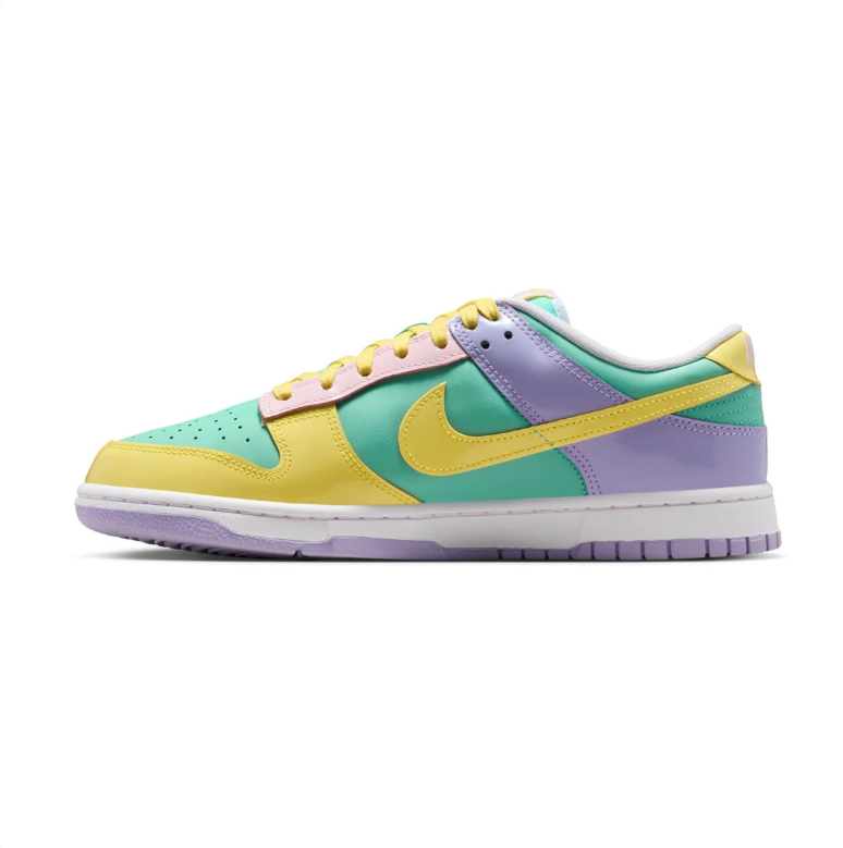 Nike Pastel Mint, Yellow & Lavender Low-Top Sneakers