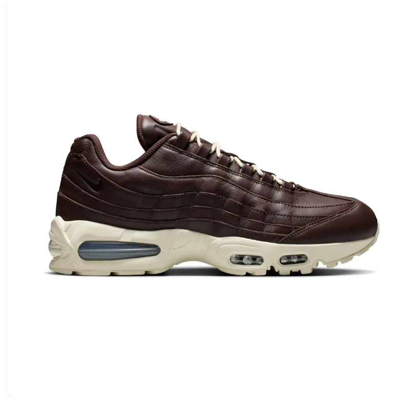 Nike Dark Brown Low-Top Sneakers with Cream Sole
