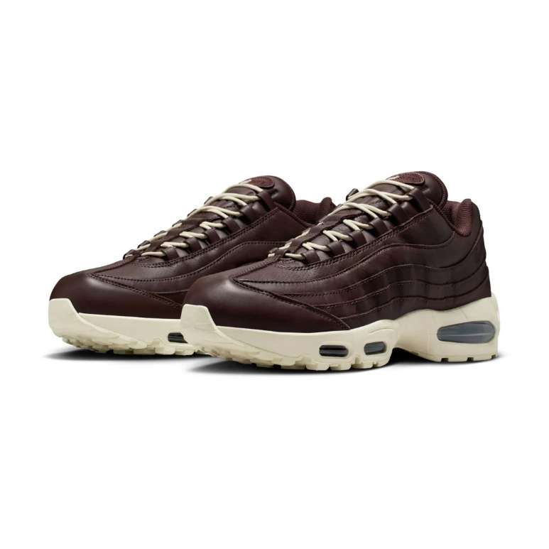 Nike Dark Brown Low-Top Sneakers with Cream Sole