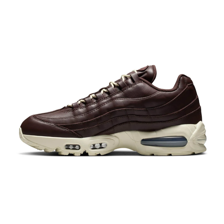 Nike Dark Brown Low-Top Sneakers with Cream Sole