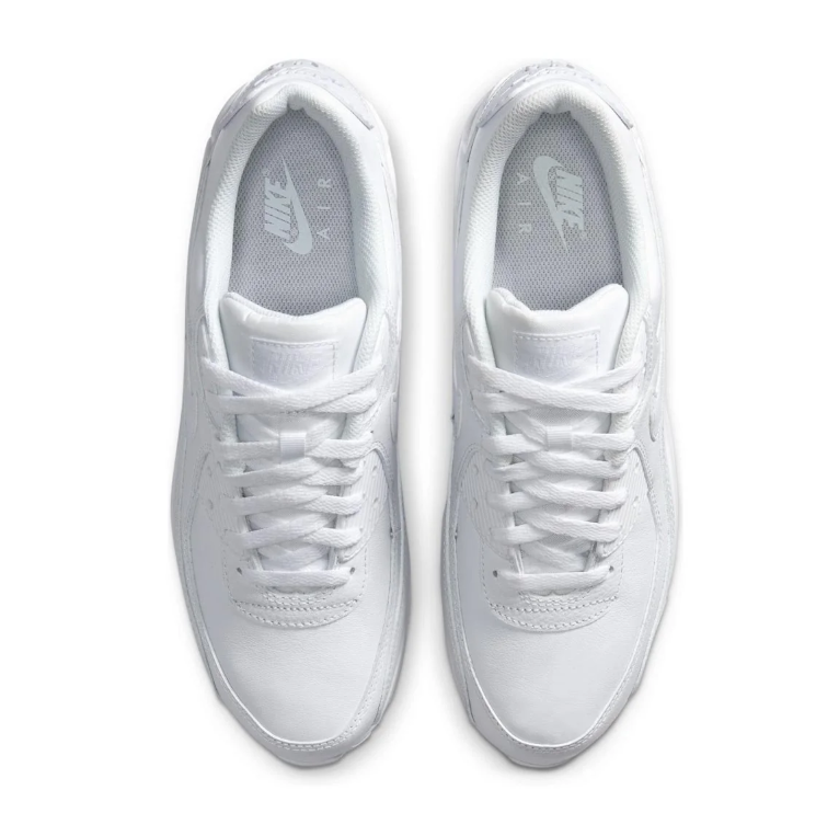 Nike Air Max 90 All-White Low-Top Sneakers