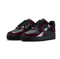 Nike Burgundy & Dark Green Low-Top Sneakers with Glossy Overlays